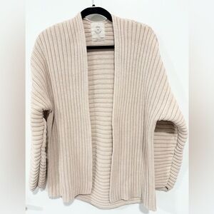 Urban Outfitters 100% Cotton Open Front Ribbed Women's Sweater | Size Large